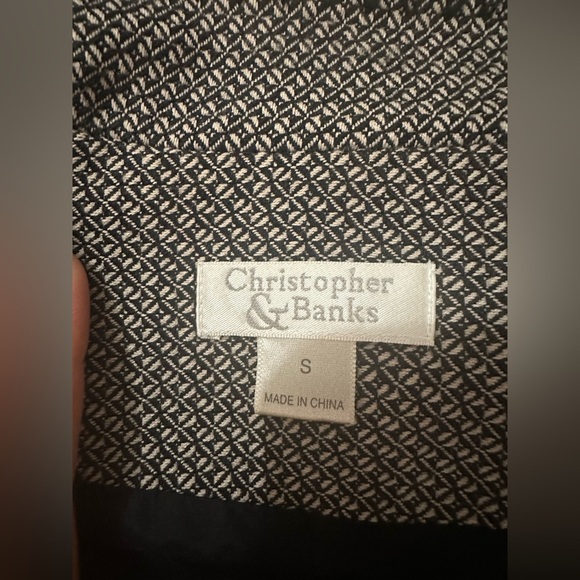 Christopher & Banks Jacket with Mandarin Collar size S - Picture 4 of 7